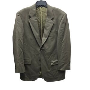 Arnold Brant Loro Piana 100% Cashmere Sport Coat Blazer Olive Green Canada Mens